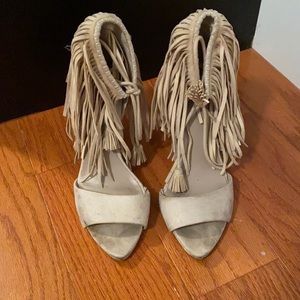 Zara Fringe Heels